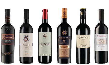 90+ Point Super Tuscan Reds